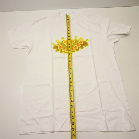 Supreme Cloud Tee T-Shirt Large White SS19 2019 Open Bag for Measurements - Picture 8 of 8